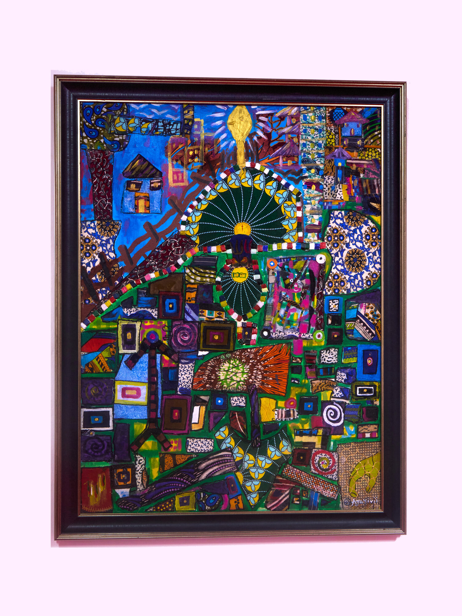 Neo-expressionist canvas by Elijah Snoz